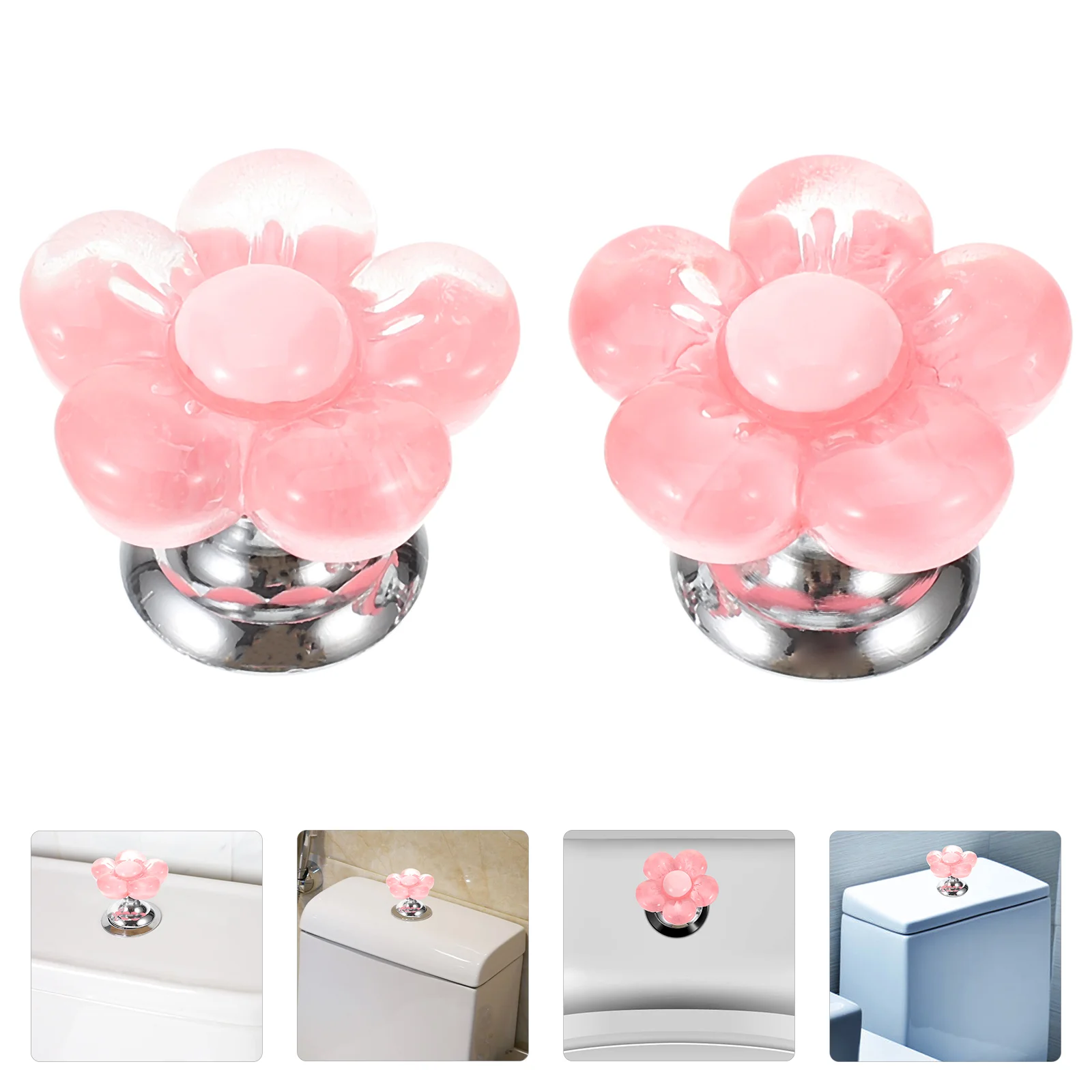 2 Pcs Small Flower Toilet Button Accessories for Assistant Tool Bathroom Helper Tank Top Handle Water Tops Knobs Resin Parts
2 Pcs Small Flower Toilet Button Accessories for Assistant Tool Bathroom Helper Tank Top Handle Water Tops Knobs Resin Parts