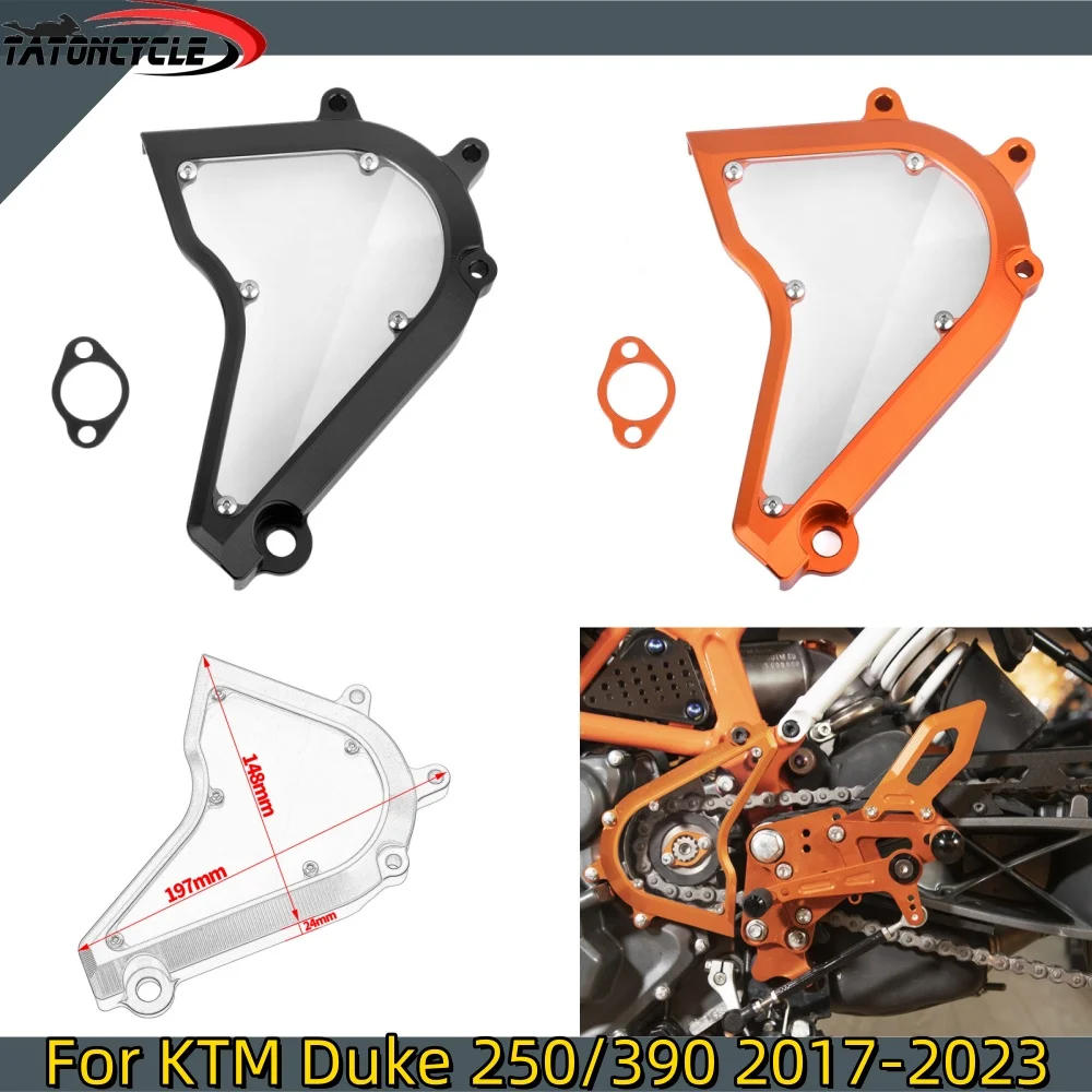 For KTM DUKE 250 390 2017-2023 Motorcycle Front Transparent Sprocket Cover Chain Guard Crash Falling Protector Accessories
For KTM DUKE 250 390 2017-2023 Motorcycle Front Transparent Sprocket Cover Chain Guard Crash Falling Protector Accessories