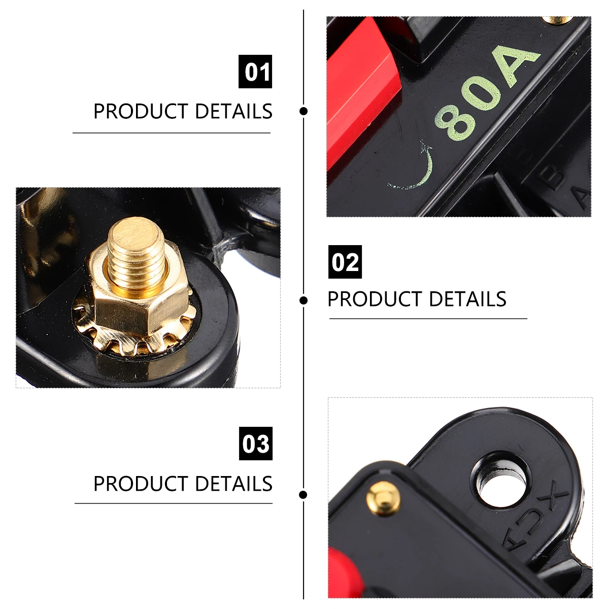 Self Recovery Circuit Breaker Fuse Holder Audio Refit Inverter Alloy Reset Power Supply Compact Design High
Self Recovery Circuit Breaker Fuse Holder Audio Refit Inverter Alloy Reset Power Supply Compact Design High