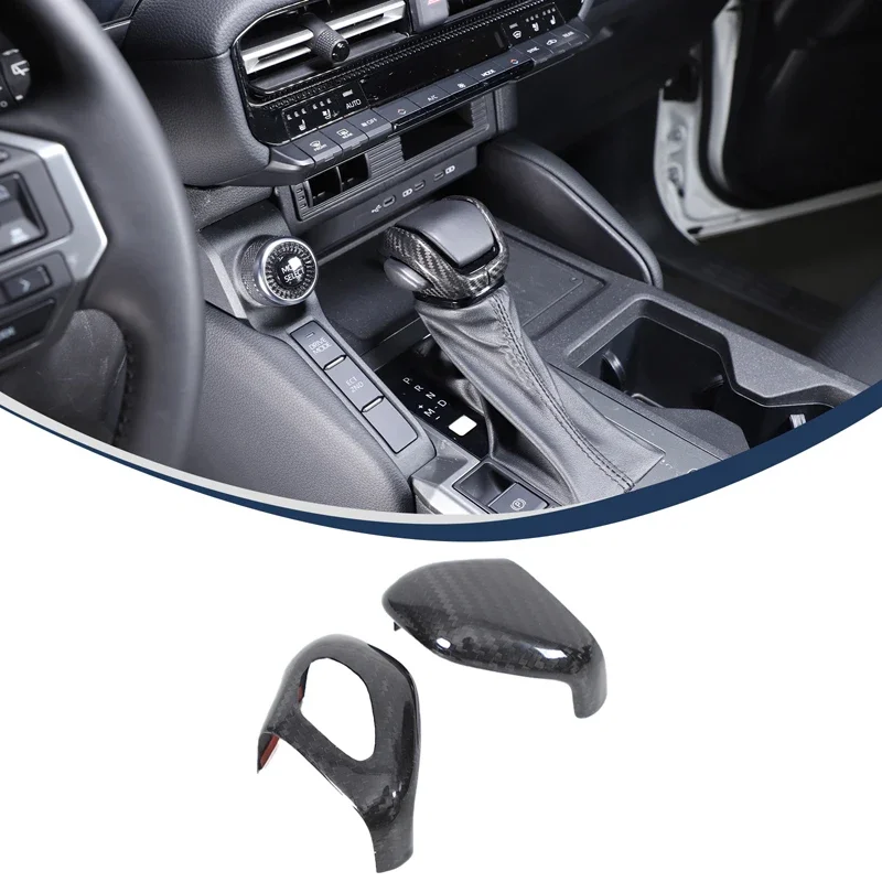 Real Carbon Fiber For Toyota Land Cruiser Prado 250 LC250 2024+ Car Styling Car Gear Head Cover Decorative Sticker Accessories
Real Carbon Fiber For Toyota Land Cruiser Prado 250 LC250 2024+ Car Styling Car Gear Head Cover Decorative Sticker Accessories
