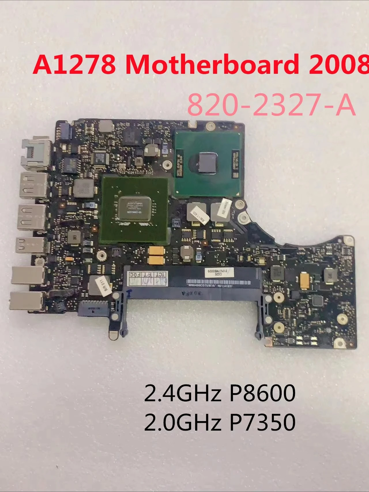 Оригинальная материнская плата A1278 для Macbook 13 ", материнская плата A1278 2,0 ГГц P7350 2,4 ГГц P8600 820-2327-A 661-4819 2008 года
Оригинальная материнская плата A1278 для Macbook 13 ", материнская плата A1278 2,0 ГГц P7350 2,4 ГГц P8600 820-2327-A 661-4819 2008 года