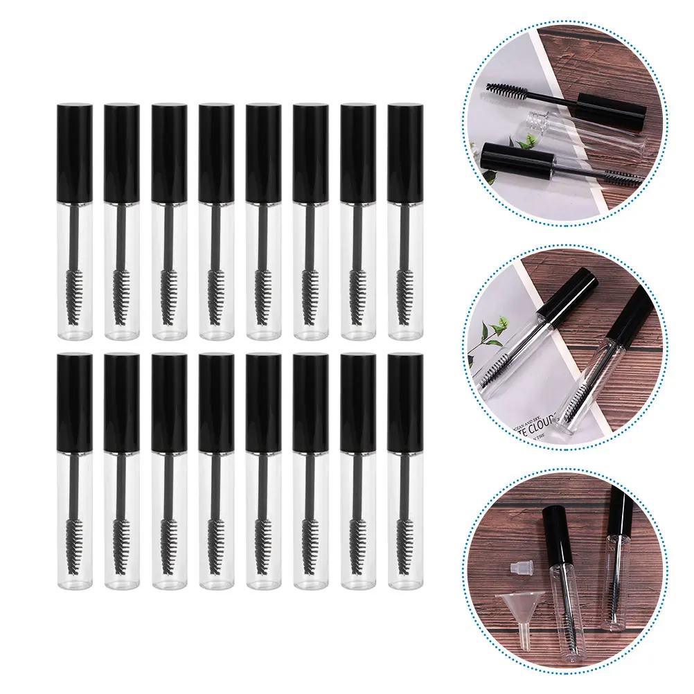 16pcs Tube Mascara Tube Mascara Waterproof Plastic Clear Container for DIY Castor Oil Storage Travel Makeup Use 
16pcs Tube Mascara Tube Mascara Waterproof Plastic Clear Container for DIY Castor Oil Storage Travel Makeup Use