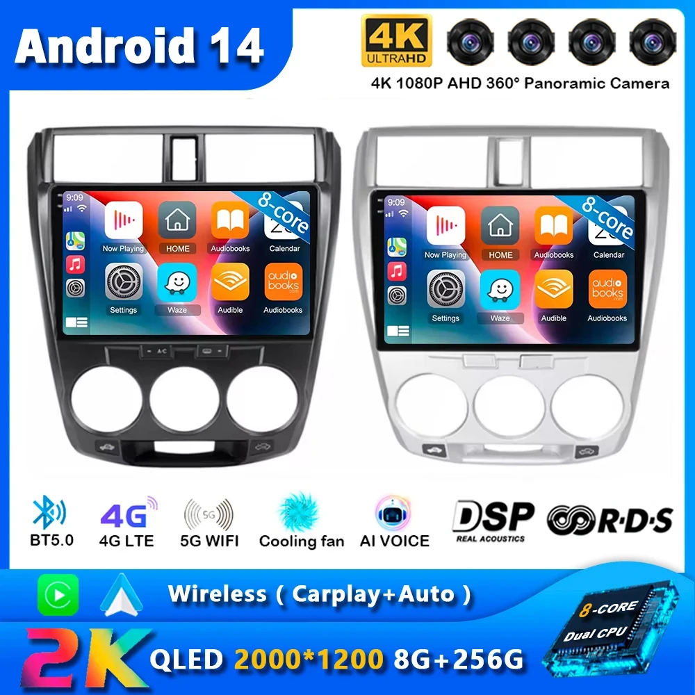 Android 14 Carplay Car Radio For Honda City 2008 2009 2010 2011 - 2016 Navigation GPS Multimedia Player Stereo wifi+4G video BT
Android 14 Carplay Car Radio For Honda City 2008 2009 2010 2011 - 2016 Navigation GPS Multimedia Player Stereo wifi+4G video BT