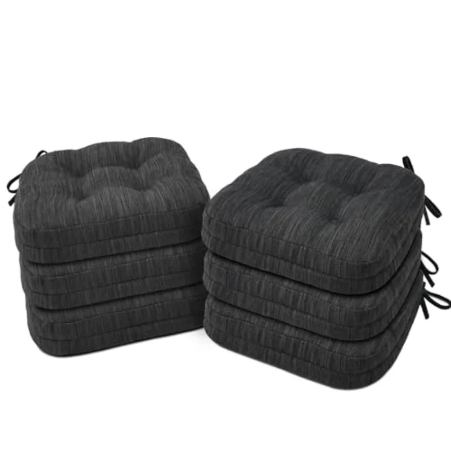 Kitchen Chair Cushions Set of 6 Dual-Layer Memory Foam Dining Chair Cushions Patented Design Seat Pads with Ties 16.5 x 16.5 x
Kitchen Chair Cushions Set of 6 Dual-Layer Memory Foam Dining Chair Cushions Patented Design Seat Pads with Ties 16.5 x 16.5 x