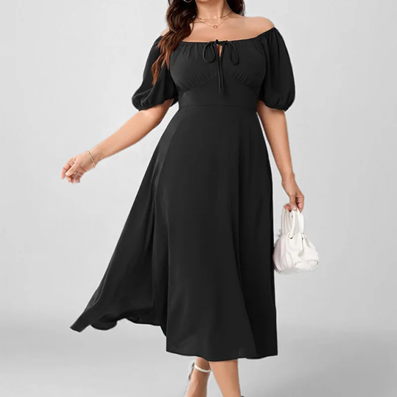 TOY-2025Summer New Women's Fashion Elegant Fashionable Solid Color Casual Loose Dress
TOY-2025Summer New Women's Fashion Elegant Fashionable Solid Color Casual Loose Dress