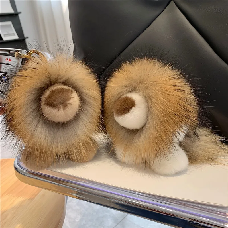 Real Mink Fur Small Lion Bag Charm, Cute High-end Plush Doll, Car Keychain Pendant, Birthday Gift
Real Mink Fur Small Lion Bag Charm, Cute High-end Plush Doll, Car Keychain Pendant, Birthday Gift