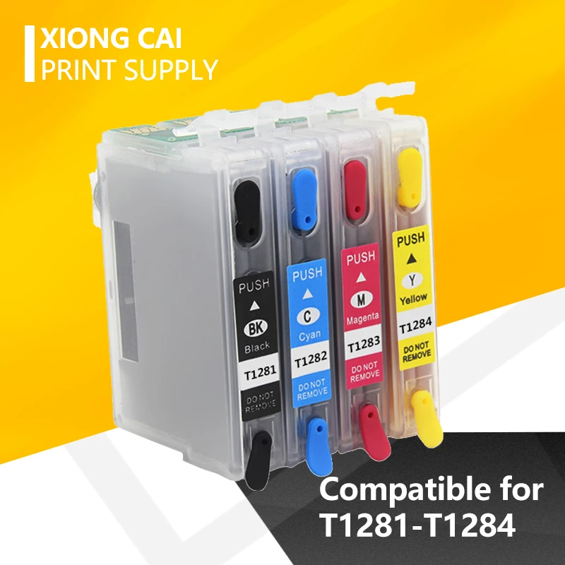 Refill T1281 Ink Cartridge For Epson S22 SX125 SX130 SX235W SX420W SX440W SX430W SX425W SX435W SX438 SX445W BX305F SX230 printer
Refill T1281 Ink Cartridge For Epson S22 SX125 SX130 SX235W SX420W SX440W SX430W SX425W SX435W SX438 SX445W BX305F SX230 printer