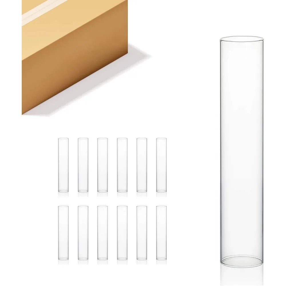 WGVI Hurricane Candle Holder Sleeve, Wide 3", Height 16", Clear Glass Cylinder CandleHolder, Chimney Tube
WGVI Hurricane Candle Holder Sleeve, Wide 3", Height 16", Clear Glass Cylinder CandleHolder, Chimney Tube