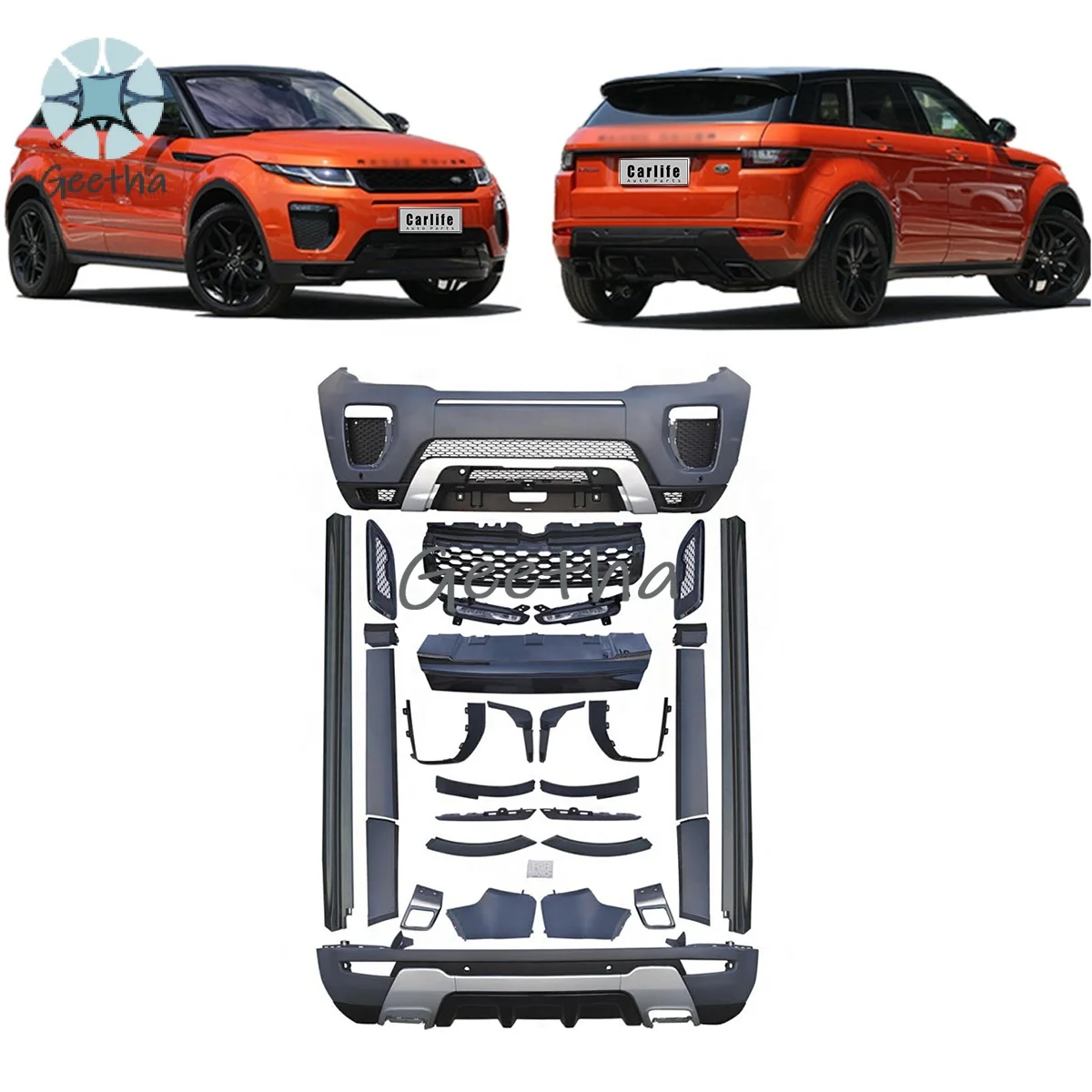 Body Kits for Land Rover Range Rover Evoque 2010-2017 L538 Facelift Dynamic Model Include Front Bumper Grilles Rear Bumpers
Body Kits for Land Rover Range Rover Evoque 2010-2017 L538 Facelift Dynamic Model Include Front Bumper Grilles Rear Bumpers