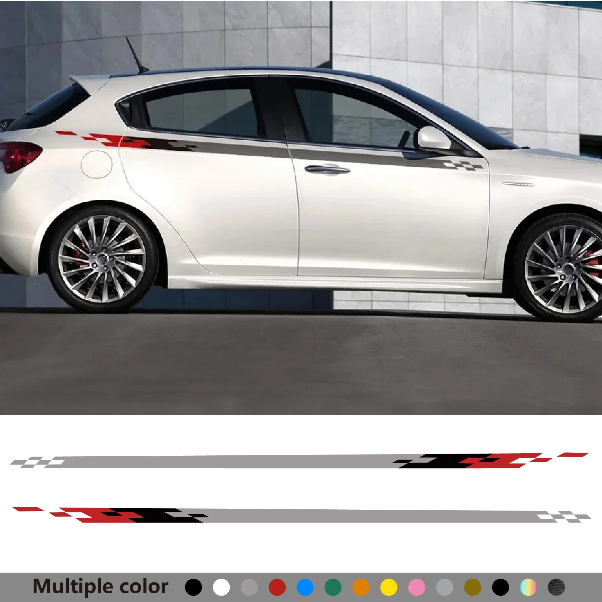 2PCS Universal Car Waist Line Stickers Racing Sport Styling Automobile Side Vinyl Film Decor Decals Tuning Auto SUV Accessories
2PCS Universal Car Waist Line Stickers Racing Sport Styling Automobile Side Vinyl Film Decor Decals Tuning Auto SUV Accessories
