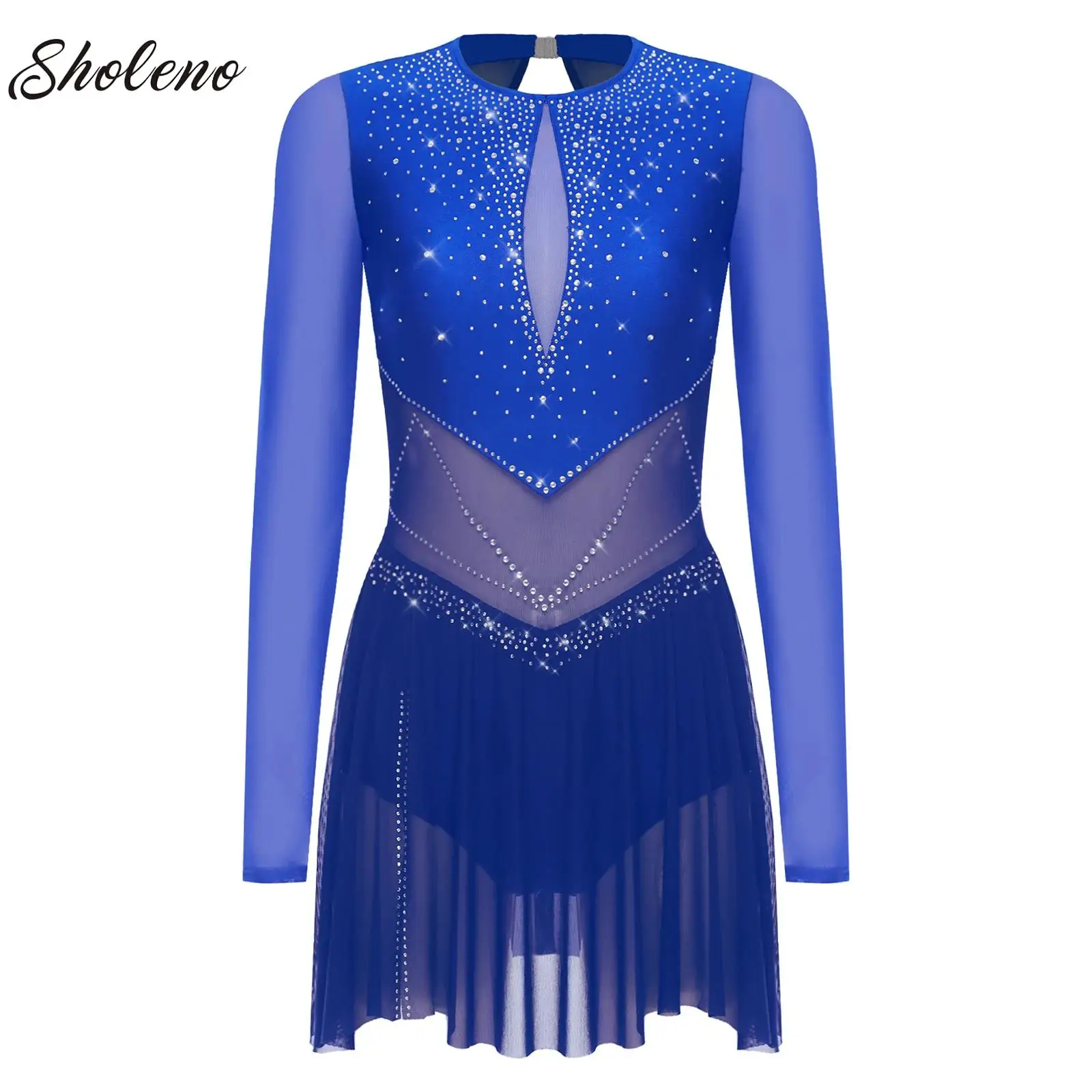 Womens Lyrical Dance Dress Ballet Figure Skating Gymnastics Stage Performance Costume Long Sleeves Color Block Leotard Dancewear
Womens Lyrical Dance Dress Ballet Figure Skating Gymnastics Stage Performance Costume Long Sleeves Color Block Leotard Dancewear