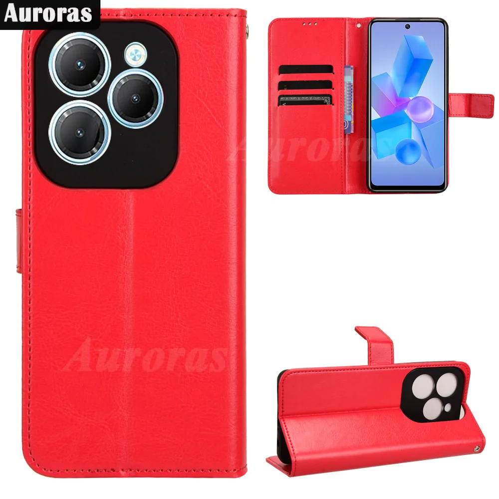 Auroras For Infinix Hot 40 Pro Flip Leather Case Wallet Card Slot Holder Magnetic Cover For Infinix Hot 40 Full Protect Shell
Auroras For Infinix Hot 40 Pro Flip Leather Case Wallet Card Slot Holder Magnetic Cover For Infinix Hot 40 Full Protect Shell