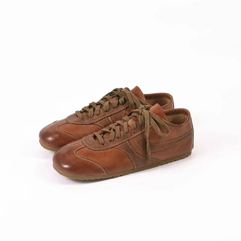 Women Sneakers Spring Autumn Genuine Leather Casual Shoes Women's Lace-Up Retro Handmade Shoes Girls Cozy Sneakers
Women Sneakers Spring Autumn Genuine Leather Casual Shoes Women's Lace-Up Retro Handmade Shoes Girls Cozy Sneakers