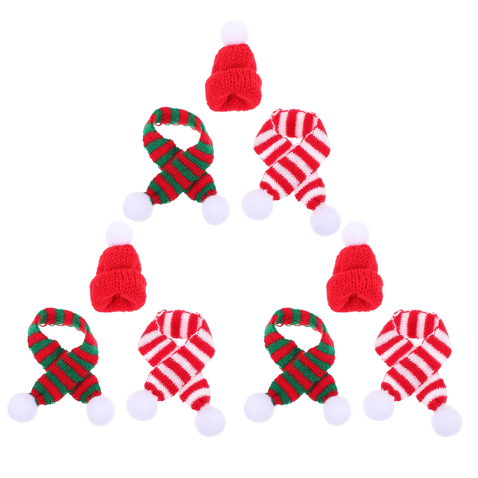 12 Pcs Christmas Wine Bottle Decoration Craft Knitted Scarf Hat Wool Cap for Yarn Ornament
12 Pcs Christmas Wine Bottle Decoration Craft Knitted Scarf Hat Wool Cap for Yarn Ornament