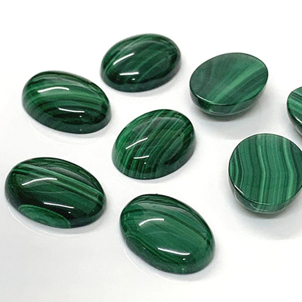 Natural Malachite Oval Plain Cabochon Loose Gemstone Ring Face Jewelry Matching Stones
Natural Malachite Oval Plain Cabochon Loose Gemstone Ring Face Jewelry Matching Stones