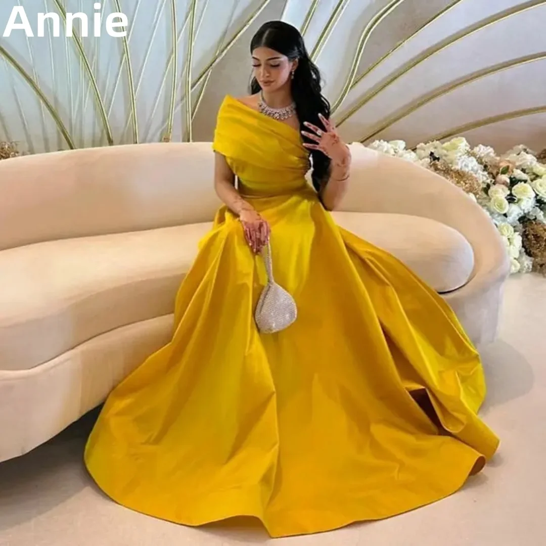 Yellow Prom Dresses Satin One Shoulder Evening Dress فساتين للحفلات الراقصة Elegant Lady Wedding Formal Occasions Party Dresses
Yellow Prom Dresses Satin One Shoulder Evening Dress فساتين للحفلات الراقصة Elegant Lady Wedding Formal Occasions Party Dresses