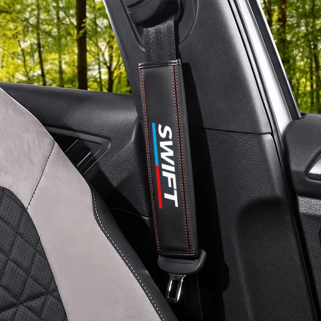 1pc SWIFT Printed Faux Leather Shoulder Pad Seat Belt Covers for Cars, Travel Bags, Backpacks - Comfortable Protector
1pc SWIFT Printed Faux Leather Shoulder Pad Seat Belt Covers for Cars, Travel Bags, Backpacks - Comfortable Protector