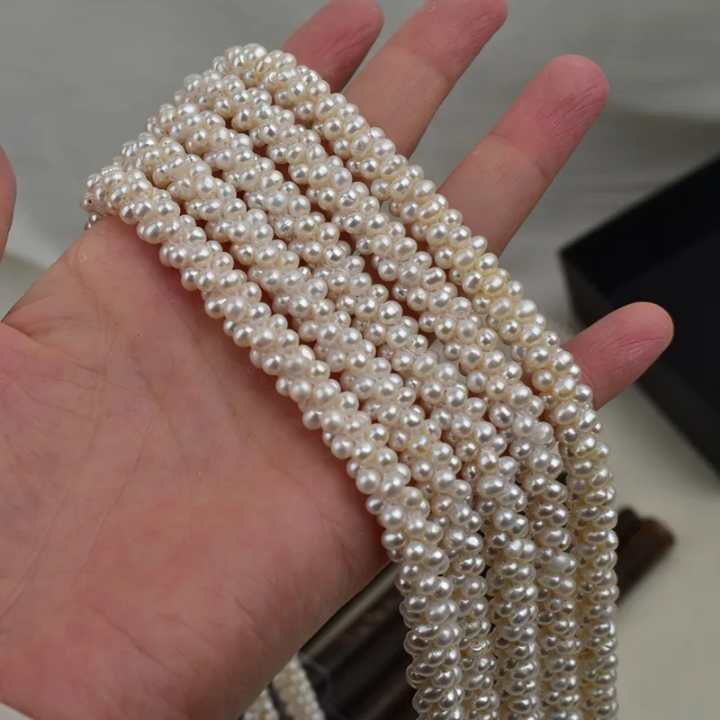 Baroque Style Irregular Freshwater Pearl Twisted Chain Multi-Layer Loose Beads Hand-Woven Pearl Chain Diy Semi-Finished Product
Baroque Style Irregular Freshwater Pearl Twisted Chain Multi-Layer Loose Beads Hand-Woven Pearl Chain Diy Semi-Finished Product