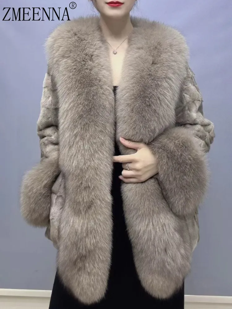 ZMEENNA Womens Black Long Faux Fur Coat Deep V Neck Full Sleeve Textured Elegant Luxury Winter Warm Outerwear ZM4626
ZMEENNA Womens Black Long Faux Fur Coat Deep V Neck Full Sleeve Textured Elegant Luxury Winter Warm Outerwear ZM4626