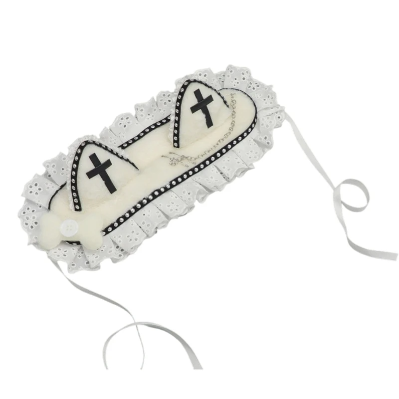 340D Alternative Anime Cats Ear Headwear Rivet Embellishments Soft Cloth Headdress
340D Alternative Anime Cats Ear Headwear Rivet Embellishments Soft Cloth Headdress