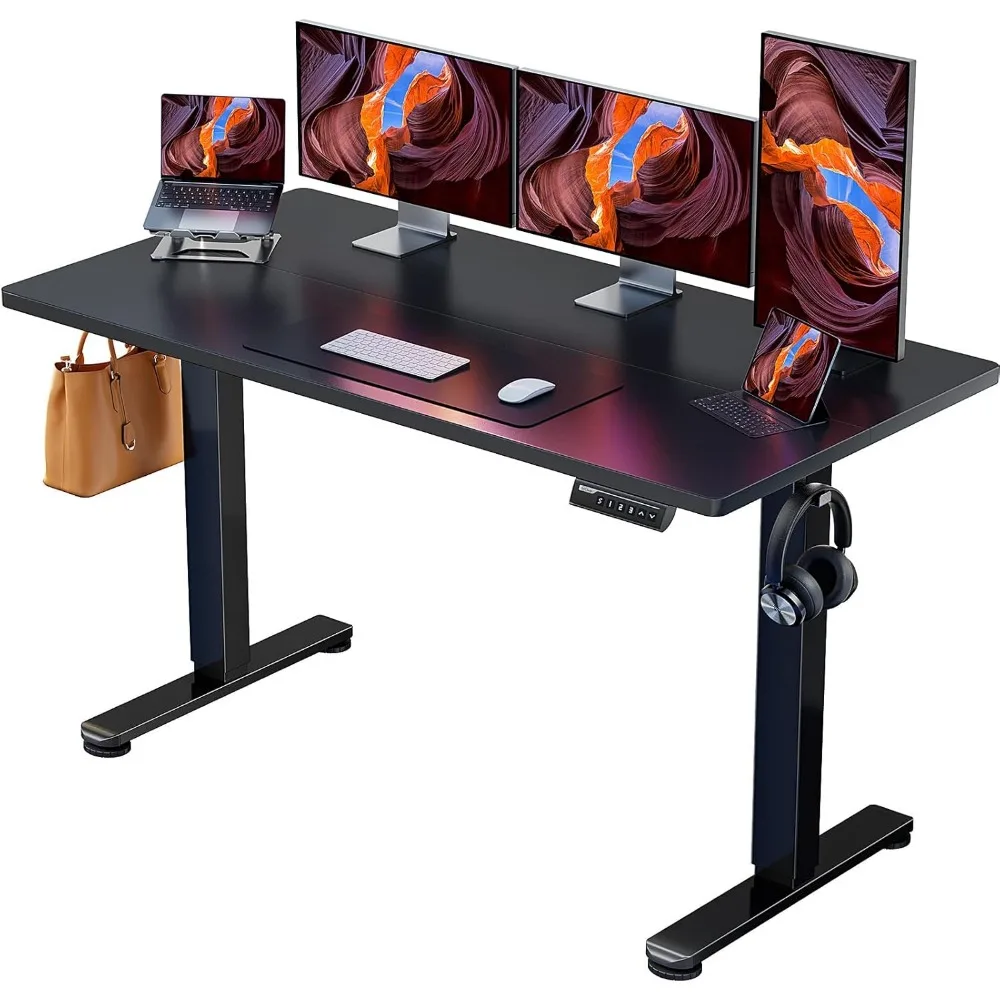 Height adjustable electric standing desk, 55 x 28 inch sit-stand desk, large memory computer home
Height adjustable electric standing desk, 55 x 28 inch sit-stand desk, large memory computer home