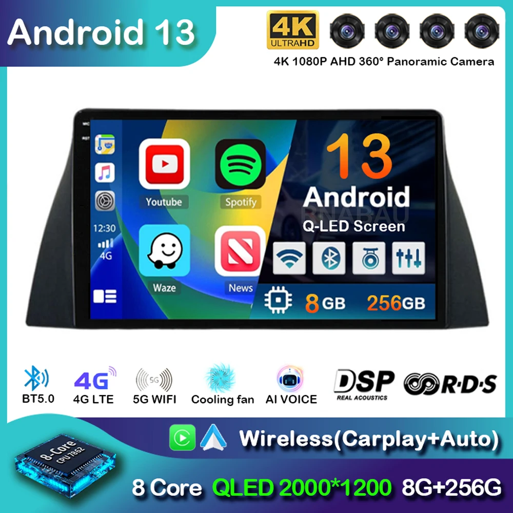 Android 13 Wireless Carplay Auto Car Radio For Chery Tiggo T11 2005-2020 Multimedia Video Player Navigation GPS WIFI 4G Stereo
Android 13 Wireless Carplay Auto Car Radio For Chery Tiggo T11 2005-2020 Multimedia Video Player Navigation GPS WIFI 4G Stereo