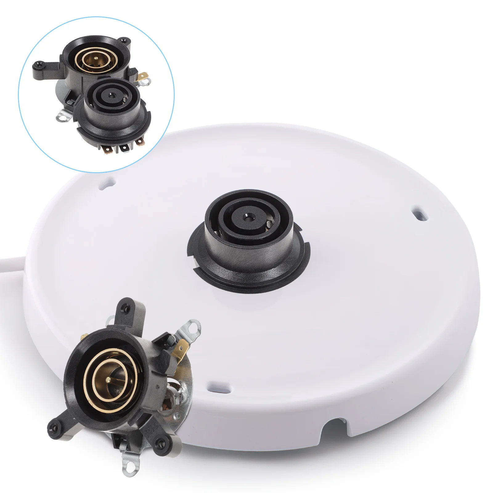 4 set Electric Kettle Parts Kettle Thermostat Base Replacement High Grade Copper Ring Temperature Control Base For Home Kitchen
4 set Electric Kettle Parts Kettle Thermostat Base Replacement High Grade Copper Ring Temperature Control Base For Home Kitchen