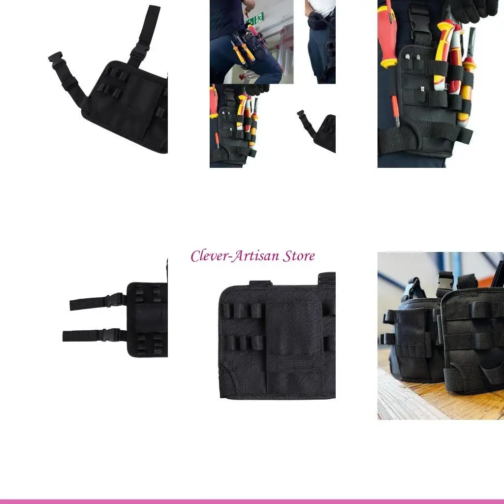 E06B Сумка для инструментов с зажимом для ремня, карман для ног, сумка для инструментов электрика, автомобильные держатели для
E06B Сумка для инструментов с зажимом для ремня, карман для ног, сумка для инструментов электрика, автомобильные держатели для