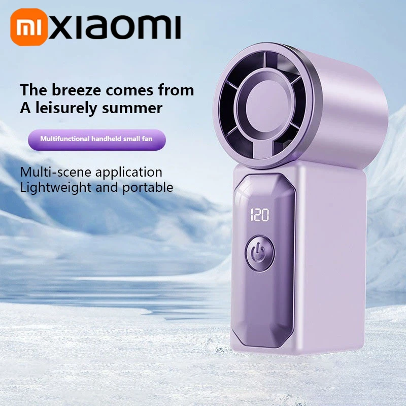 Xiaomi Mini Portable Handheld Fan Personal Pocket-Sized Digital Display Hand Fan USB Rechargeable Outdoor Small Pocket Hand Fan
Xiaomi Mini Portable Handheld Fan Personal Pocket-Sized Digital Display Hand Fan USB Rechargeable Outdoor Small Pocket Hand Fan
