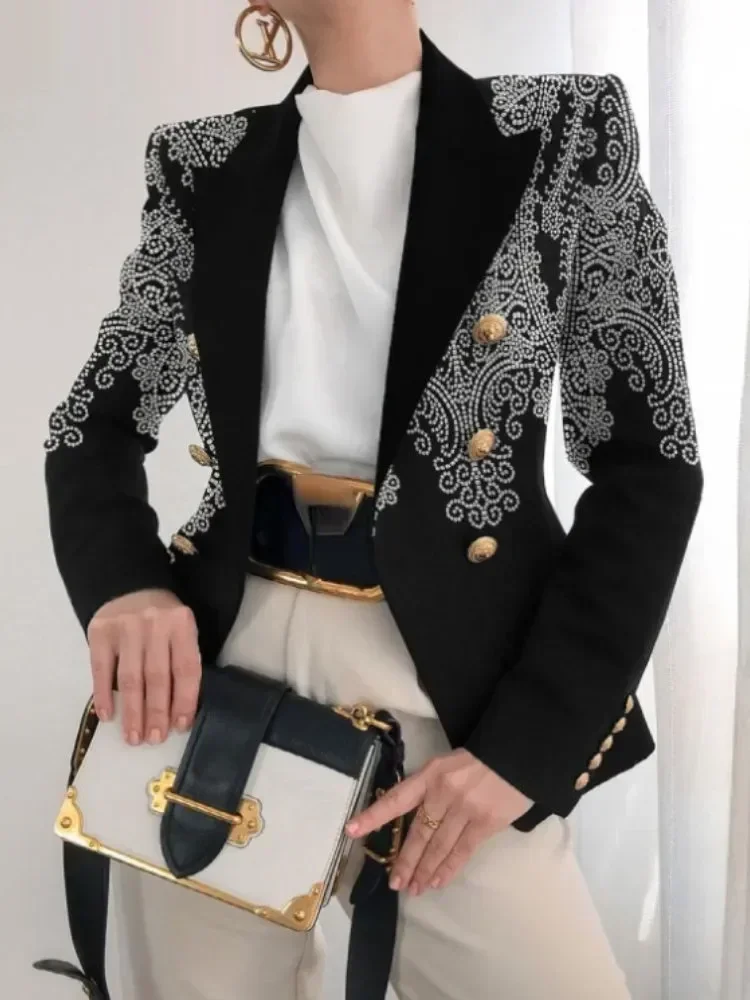 TPJB Streetwear Blazers Paisley Butterfly Chian Printed Double Breasted Long Sleeve Blazer for Women Autumn Winter INS Suits
TPJB Streetwear Blazers Paisley Butterfly Chian Printed Double Breasted Long Sleeve Blazer for Women Autumn Winter INS Suits
