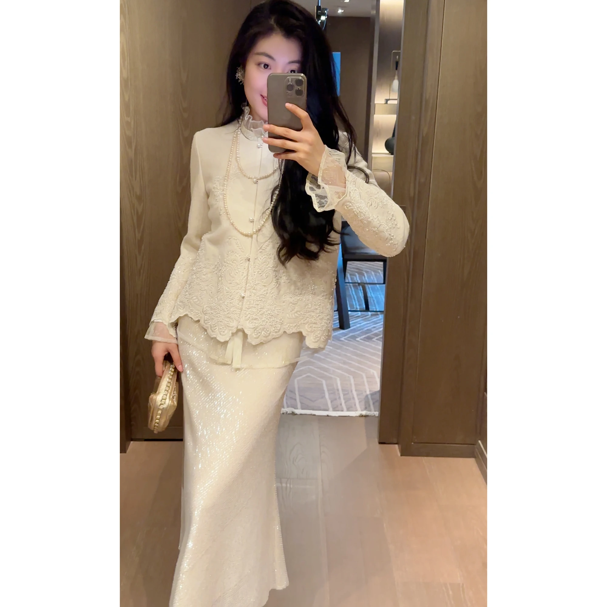 NCOU Nie Kou Winter New Sle Heavy Embroidery Luxury Outerwear Set New Chinese Sle National Trend Ele Faion Women's ...
NCOU Nie Kou Winter New Sle Heavy Embroidery Luxury Outerwear Set New Chinese Sle National Trend Ele Faion Women's ...