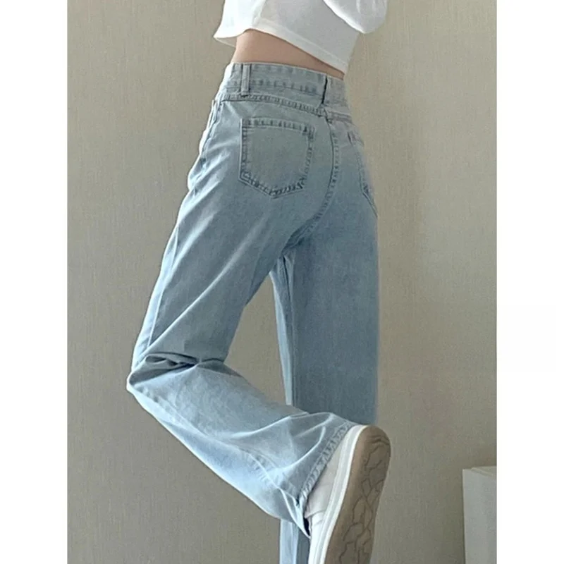 Slim High Waist Straight Leg Jeans Women's Spring Thin Wide Leg Loose Fit High Waist Commuter Pants Casual Multi-Pocket Jeans
Slim High Waist Straight Leg Jeans Women's Spring Thin Wide Leg Loose Fit High Waist Commuter Pants Casual Multi-Pocket Jeans