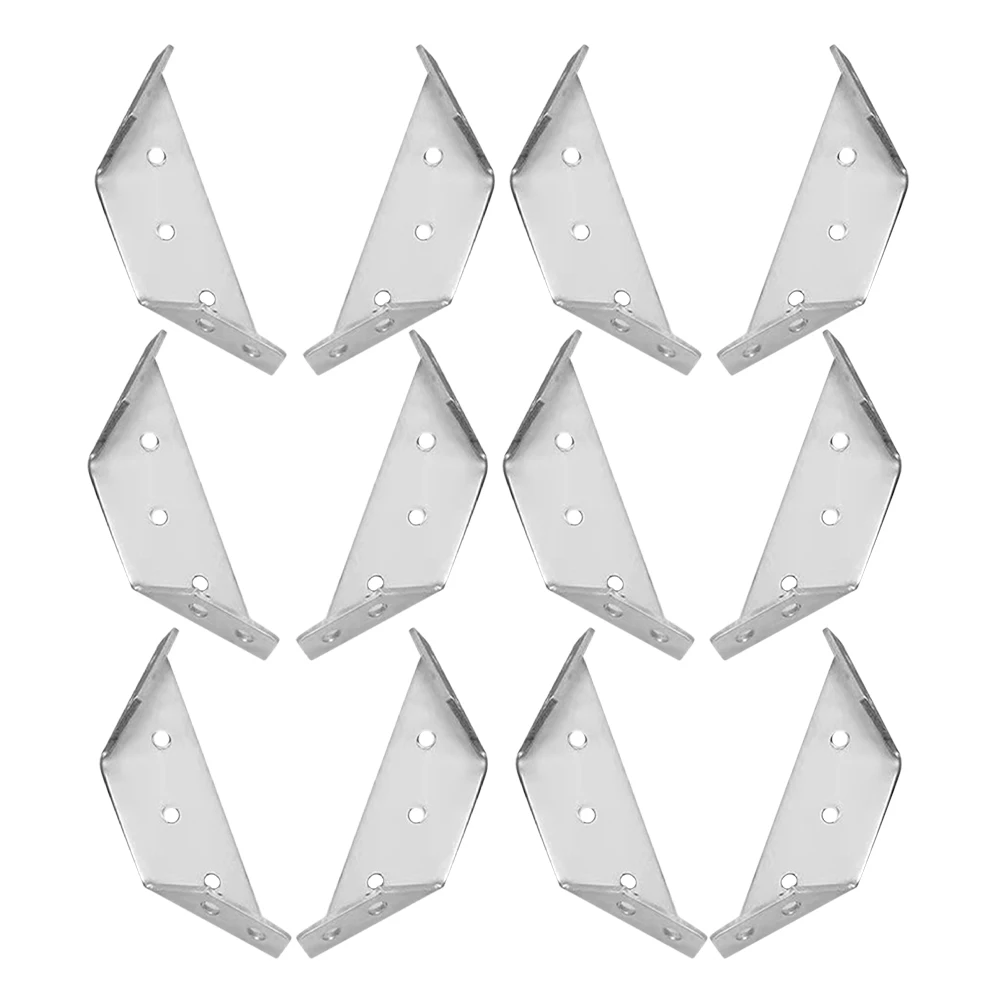 20pcs Stainless Steel Multifunctional Corner Brackets 4x16mm Screws Durable Smooth Cabinet Wood Furniture Triangle Mounting
20pcs Stainless Steel Multifunctional Corner Brackets 4x16mm Screws Durable Smooth Cabinet Wood Furniture Triangle Mounting