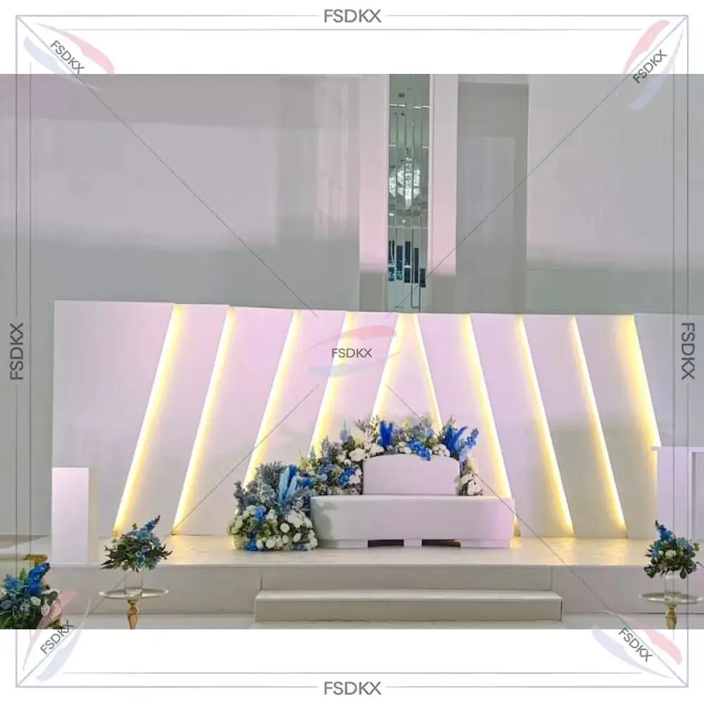 Acrylic PVC LED Wedding Backdrop for Wedding Party Event Stage Decoration
Acrylic PVC LED Wedding Backdrop for Wedding Party Event Stage Decoration