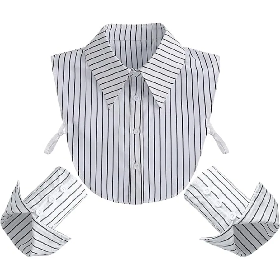 Joyci False Collar Shirt Detachable Fake Collar Wrist Cuffs Fake Sleeve Cuffs Collar
Joyci False Collar Shirt Detachable Fake Collar Wrist Cuffs Fake Sleeve Cuffs Collar