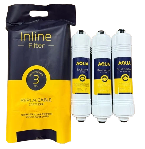 50PCS INLINE FILTER Cartridge SILVER Inline Filter 5 Micron PP Spun + 900 IV Carbon Push Fit 2500 Gallon Life RO Purifier Repla
50PCS INLINE FILTER Cartridge SILVER Inline Filter 5 Micron PP Spun + 900 IV Carbon Push Fit 2500 Gallon Life RO Purifier Repla