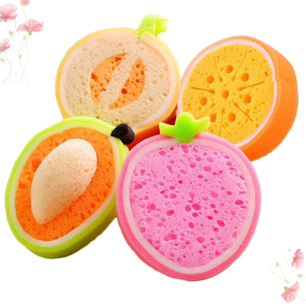 4pcs Fruit Shaped Sponges Reusable Small Bath Tool Kids Toddler Baby Sponge Fruits Gifts Bath Sponges Home Daily Use
4pcs Fruit Shaped Sponges Reusable Small Bath Tool Kids Toddler Baby Sponge Fruits Gifts Bath Sponges Home Daily Use
