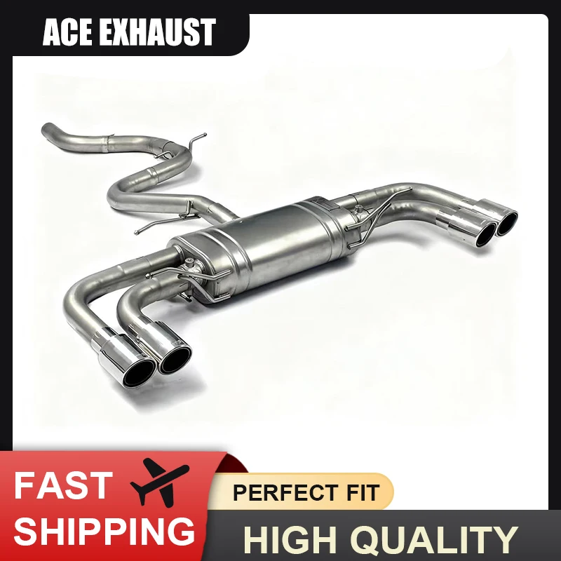 ACE Perfect Fitment Exhaust for Audi TT/TTS 8S (MK3) 2015-2025 Sport Muffler Valved Catback Valvetronic Exhaust Systems 
ACE Perfect Fitment Exhaust for Audi TT/TTS 8S (MK3) 2015-2025 Sport Muffler Valved Catback Valvetronic Exhaust Systems
