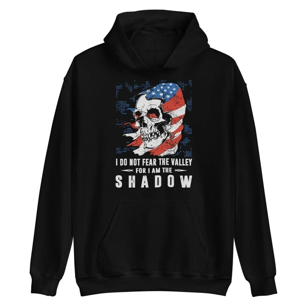 I Do Not Fear The Valley Skull Print Hoodie Men's and Women's Long Sleeve Sweatshirt Pullover Y2k Top Autumn Clothing Streetwear
I Do Not Fear The Valley Skull Print Hoodie Men's and Women's Long Sleeve Sweatshirt Pullover Y2k Top Autumn Clothing Streetwear