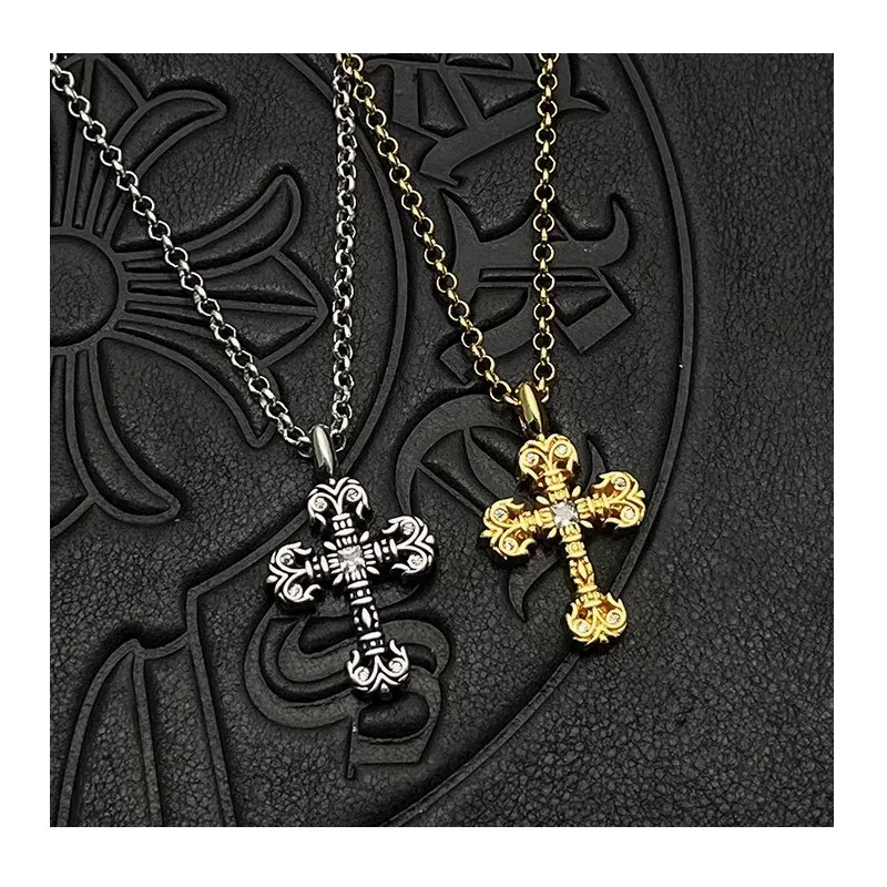 Accessories Thai Silver Retro Flame Cross Diamond Necklace Sweater Chain Premium Autumn and Winter Accessories Jewelry
Accessories Thai Silver Retro Flame Cross Diamond Necklace Sweater Chain Premium Autumn and Winter Accessories Jewelry
