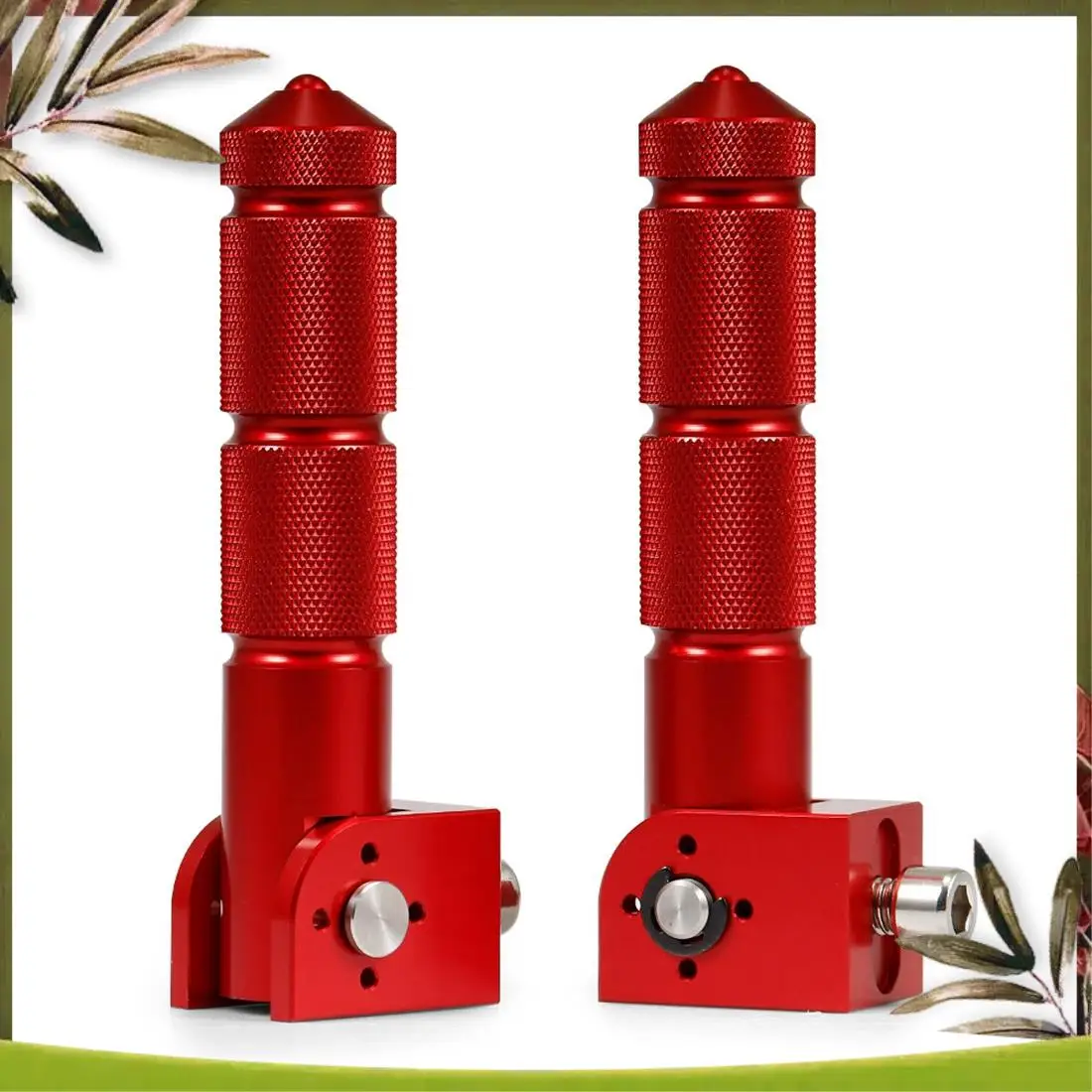 A83R-Universal 2Pcs Rear Passenger Foot Pegs Pedals 90 Degree Folding Footrests For Yamaha Honda Suzuki Motorcycles
A83R-Universal 2Pcs Rear Passenger Foot Pegs Pedals 90 Degree Folding Footrests For Yamaha Honda Suzuki Motorcycles