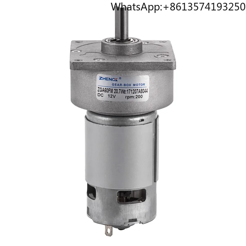 ZGA60FM 12 В 24 В постоянного тока мини-редуктор 1,8 ~ 820 об/мин мотор-редуктор с большим крутящим моментом
ZGA60FM 12 В 24 В постоянного тока мини-редуктор 1,8 ~ 820 об/мин мотор-редуктор с большим крутящим моментом