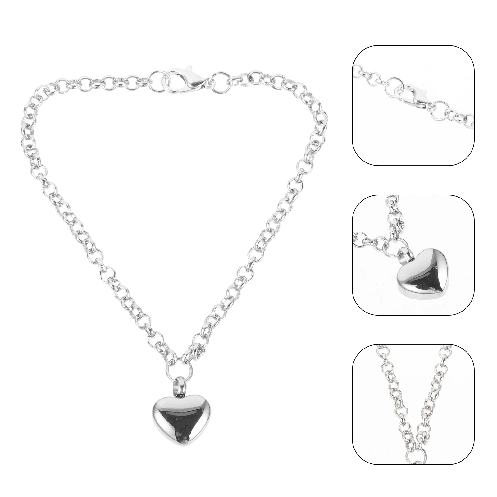 Stainless Steel Ashes for Women Heart Urn Cremation Memorial Pet Hair Keepsake Lightweight Durable Easy Wear Take Off for Ashes
Stainless Steel Ashes for Women Heart Urn Cremation Memorial Pet Hair Keepsake Lightweight Durable Easy Wear Take Off for Ashes
