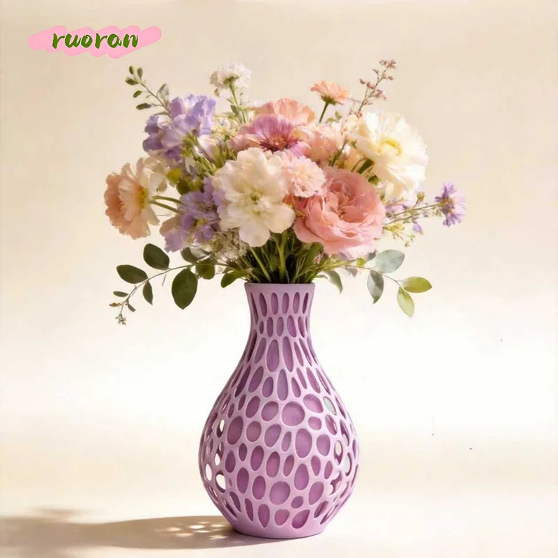 3D Printed Hollow Vase Creative Flower Arrangement PLA Biodegradable Material Table Ornament
3D Printed Hollow Vase Creative Flower Arrangement PLA Biodegradable Material Table Ornament
