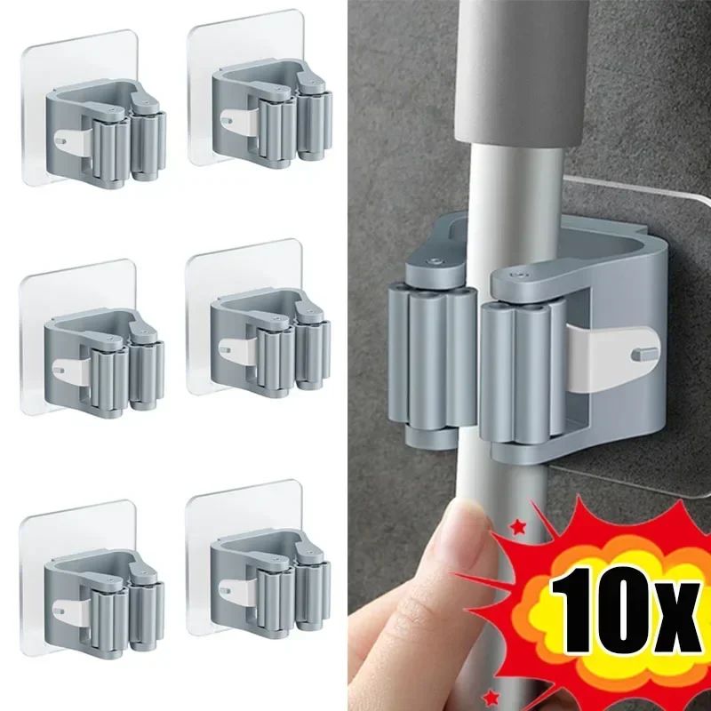 Mop Holder Self-adhesive Broom Stand Wall Mounted Mop Support Sweeping Brush Hook Storage Organizer Bathroom Kitchen Accessories
Mop Holder Self-adhesive Broom Stand Wall Mounted Mop Support Sweeping Brush Hook Storage Organizer Bathroom Kitchen Accessories