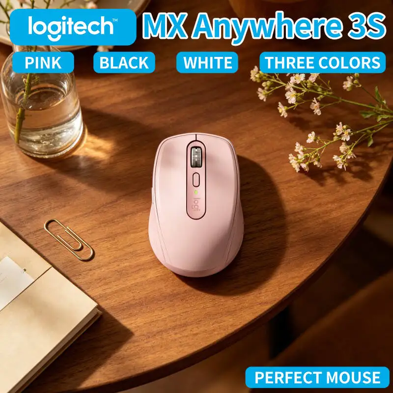 High-Precision MX Anywhere 3S - 8K DPI, 3-Device Bluetooth, Silent Click Tech, Ideal for Flower Fair Signing On-site Work
High-Precision MX Anywhere 3S - 8K DPI, 3-Device Bluetooth, Silent Click Tech, Ideal for Flower Fair Signing On-site Work