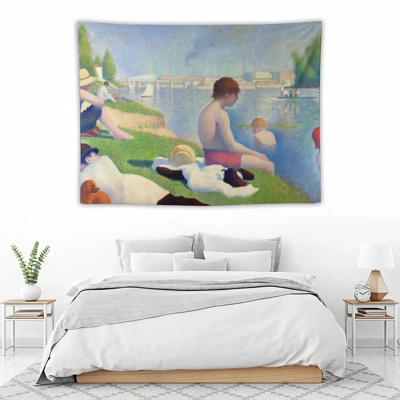 Georges Seurat Bathers at Asnières Tapestry Home Decorations Room Decorations Room Decor Korean Style Tapestry
Georges Seurat Bathers at Asnières Tapestry Home Decorations Room Decorations Room Decor Korean Style Tapestry