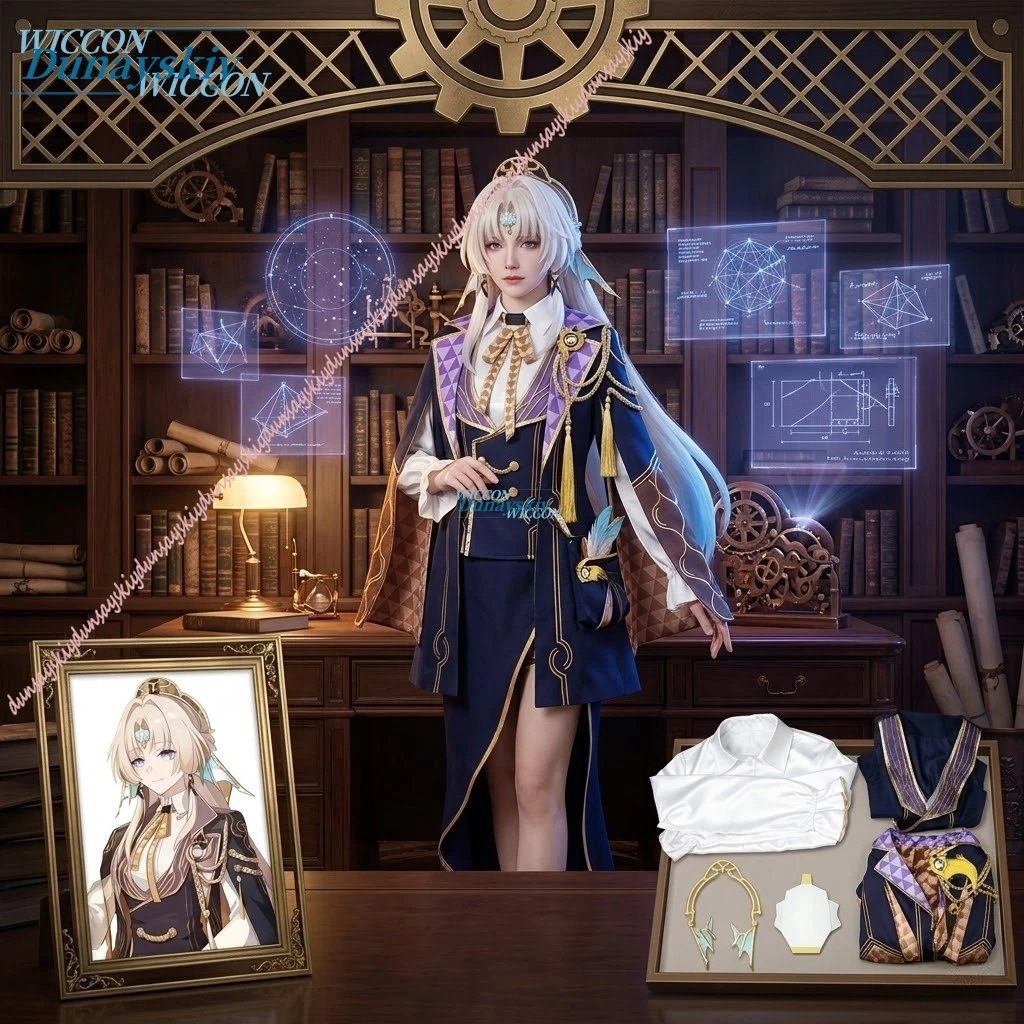 Ten Stonehearts Topaz Men Suit Honkai Star Rail Pearl Cosplay Costume Full Set The Ten Stonehearts Uniform Topaz Cosplay Costume
Ten Stonehearts Topaz Men Suit Honkai Star Rail Pearl Cosplay Costume Full Set The Ten Stonehearts Uniform Topaz Cosplay Costume