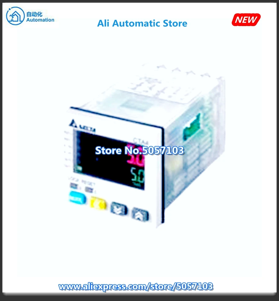 CTA4000D 48*48 Timer Counter Tachometer In1 The Next Set Of Output Transistor DC 24V New
CTA4000D 48*48 Timer Counter Tachometer In1 The Next Set Of Output Transistor DC 24V New