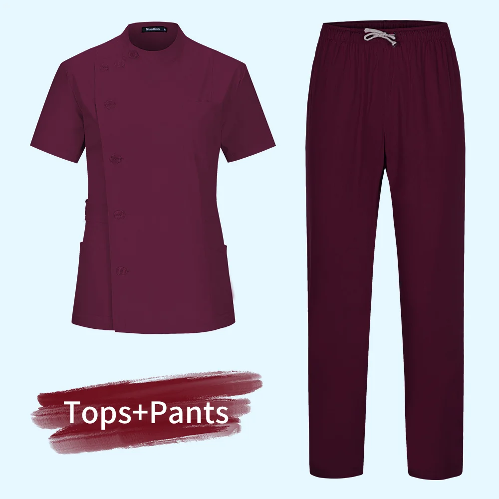 Women Workwear Beauty Salon Work Clothes Spa Uniform Scrub Shirt Pet Grooming Institution Spa Uniform Scrub Tops/pants Uniforms
Women Workwear Beauty Salon Work Clothes Spa Uniform Scrub Shirt Pet Grooming Institution Spa Uniform Scrub Tops/pants Uniforms